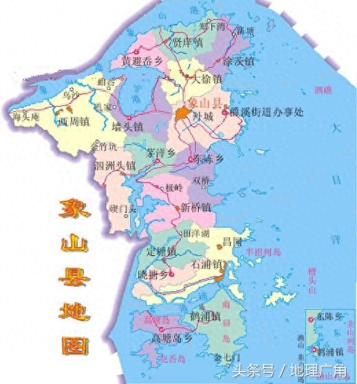 宁波市行政区划地图