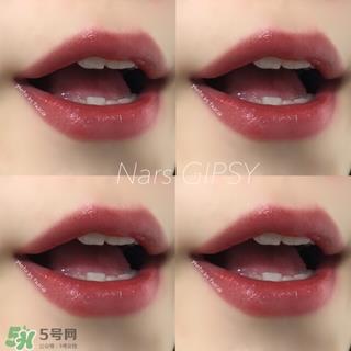 nars gipsy唇膏是什么颜色?nars gipsy唇膏色号试色图