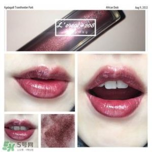 ​欧莱雅唇釉208是什么色？欧莱雅哑光唇釉208试色
