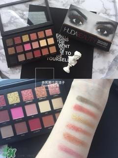 huda beauty眼影怎么画？huda beauty眼影盘教程
