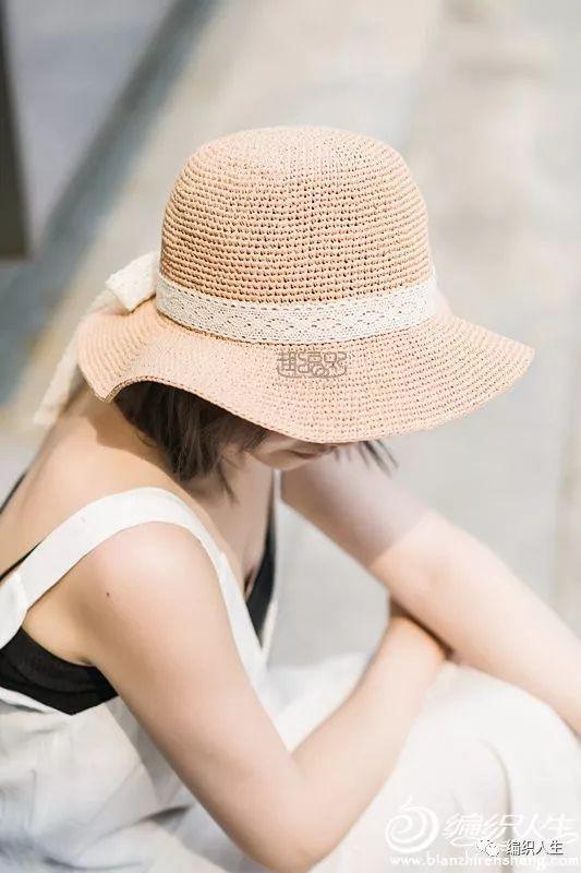夏日出街必备！教你3款时尚钩针棉草遮阳帽（附图解+视频教程）