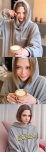 ​98年生的德国麻豆Chloe，简直是真人版芭比，拥有着精灵般的容貌