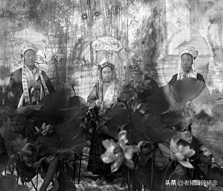 难得的一组慈禧“老佛爷”的真容照,图五是其cosplay照