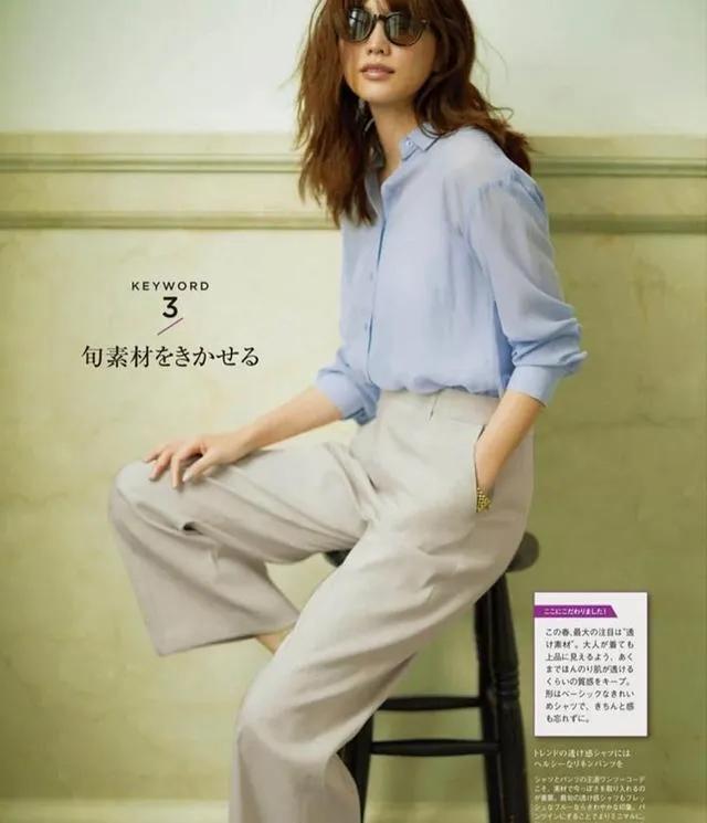 修身衬衫如何搭配(越看越有女人味的衬衫搭配)(7)