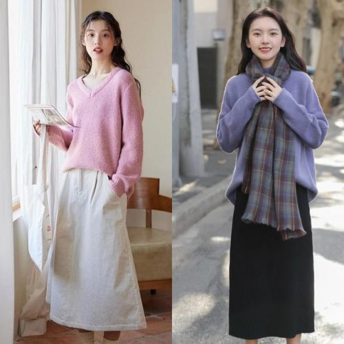 毛衣连衣裙怎么搭配外套(毛衣连衣裙搭配什么外套)-第2张图片-