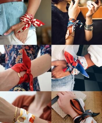 丝巾的搭配,又到春季丝巾的季节,你的丝巾怎么搭配,你的丝巾怎么系啊?图9