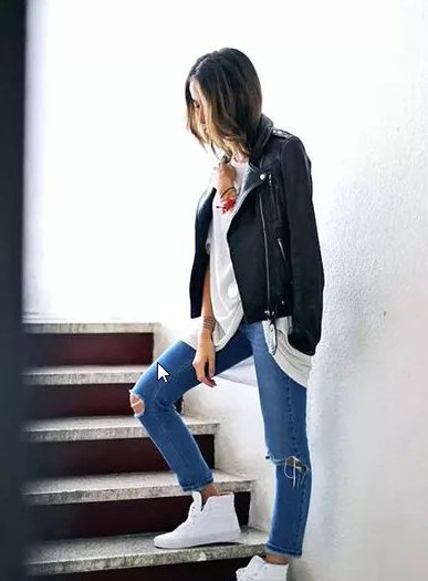 高帮鞋搭配什么裤子女生,高帮帆布鞋配什么裤子女图片图1