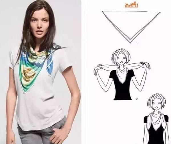 如何搭配丝巾,如何搭配丝巾?图8