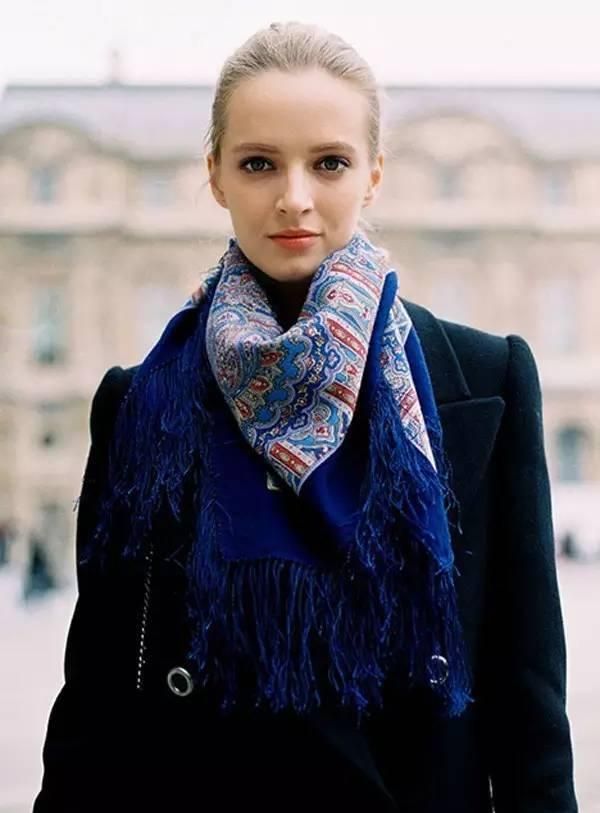 如何搭配丝巾,如何搭配丝巾?图10