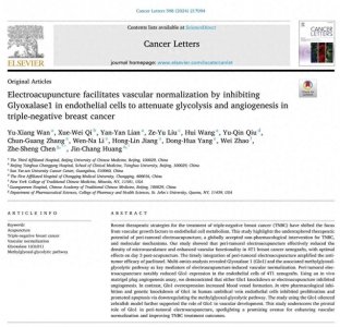 ​Cancer Letters：围刺抑制内皮细胞GLO1促肿瘤血管正常化